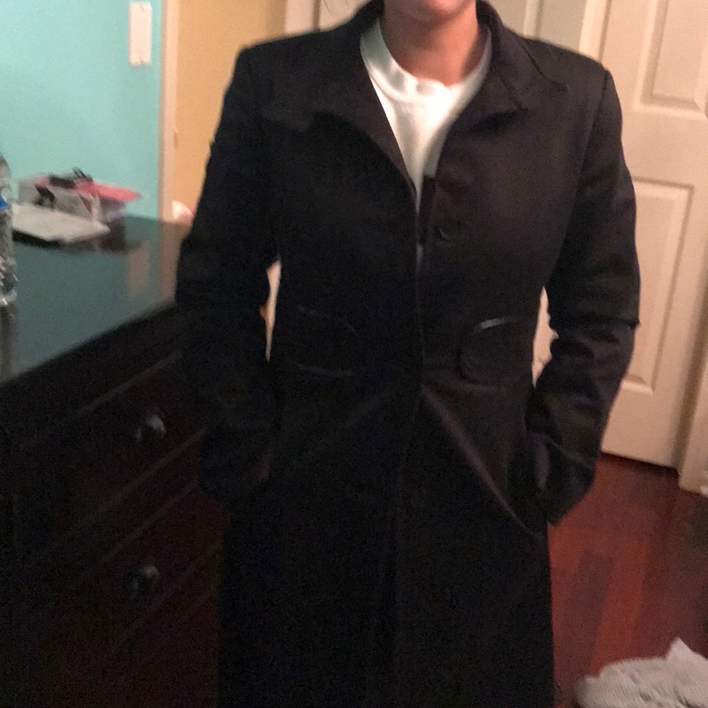 Long black coat